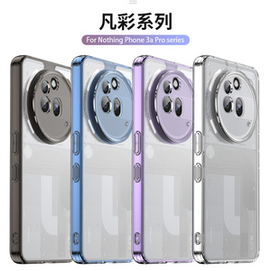 เคส Lichicase ดีไซน์ใหม่ กรอบสีสันสดใส ป้องกันแรงกระแทก ฝาหลังใส สำหรับ Nothing Phone 4A 4A <span class=keywords><strong>Pro</strong></span> ป้องกันเหลือง - Product Image 1