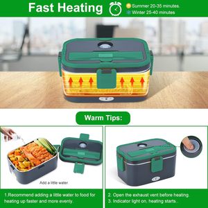 1.8L Electric Lunchbox <b>Portable</b> <b>Food</b> <b>Warmer</b> Heated Electric Lunch Box for Car and Home 220v - Product Image 4