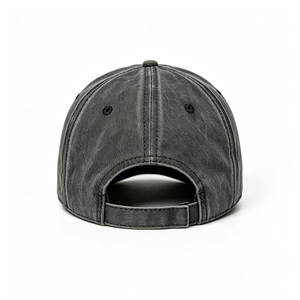 65 Awesome Embroidered Washed Cotton Dad Hat Vintage Distressed Curved Brim Adjustable <b>Baseball</b> <b>Cap</b> Image Letter 65th Birthday - Product Image 4