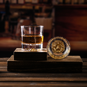 NOVARE Fábrica al por mayor Lion Whiskey Glass 310ml Custom Rocks Glass para Vodka Bourbon Whisky para uso doméstico Regalos - Product Image 6