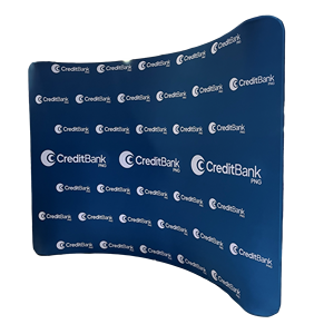 Custom 8ft Tension Fabric Photo Booth Backdrop Pillowcase Style Banner Stand Aluminum Alloy Frame for Display Accessories - Product Image 3