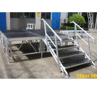 Escaliers de scène pliables portables faciles à installer à vendre