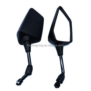 Espejo retrovisor convexo para motocicleta <span class=keywords><strong>KAWASAKI</strong></span>, Color negro, Z900, Z650, Z800, <span class=keywords><strong>NINJA</strong></span> 250, <span class=keywords><strong>300R</strong></span>, 300, Z250, Z300, 250R - Product Image 1