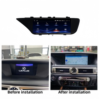 Autoradio Android Auto avec écran tactile GPS Navigation sans fil CarPlay pour Lexus GS250 GS350 GS450 2012-2020, système Linux 10.25
