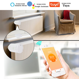 HY368 Actuador de Radiador Inteligente Tuya Zigbee 3.0 WiFi TRV, Control por <span class=keywords><strong>Google</strong></span> Alexa, Diseño Moderno, Uso en Hoteles, Piezas para Calefacción por Suelo Radiante - Product Image 5