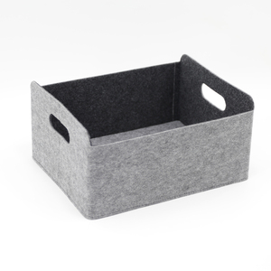 Cesta de almacenamiento de estilo nórdico plegable de fieltro, libros para sala de estar, juguetes, artículos diversos, Cubo de almacenamiento, caja de almacenamiento de mesa - Product Image 1