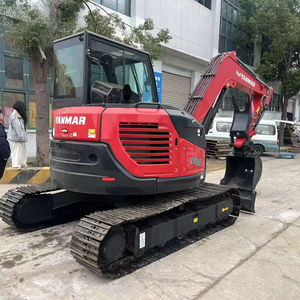 Petite pelleteuse d'occasion Yanmar VIO55 VIO75 VIO80 de 5 tonnes et 8 tonnes avec pouce Mini pelleteuse Yanmar de fabrication japonaise Yanmar80 - Product Image 1