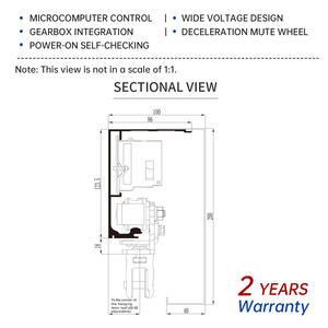 Opérateurs de porte automatique DEPER Moteur de <span class=keywords><strong>portail</strong></span> <span class=keywords><strong>coulissant</strong></span> 2021 Nouveaux portes automatiques Dsl-125a - Product Image 5