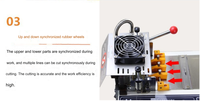 Hx-95M électrique couteau Cutter automatique chaud/froid Machine à refendre pour vêtements en Nylon sangle ruban ruban coupe papier emballage