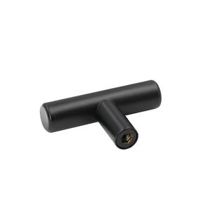 <strong>Matte</strong> <strong>Black</strong> Stainless Steel Modern Cabinet Drawer <strong>Knobs</strong> T-Bar Kitchen <strong>Door</strong> Handles for Dresser Bedroom Warehouse Villa Furniture - Product Image 4