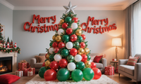 Ballons de fête en latex chromé à haute élasticité de 5 pouces pour la décoration de fête de Noël