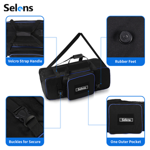 Selens-Trípode de cámara con cremallera acolchada, 72cm, 30 pulgadas, soporte de luz, accesorios de fotografía, almacenamiento, bolsa de transporte - Product Image 4