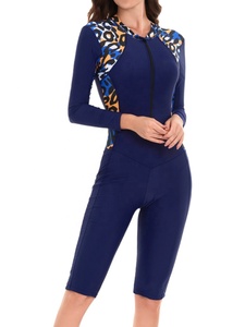 Women Swimming Bodysuit Printed Jumpsuit Swimwear Swimsuit Sun Quick-Drying Surfing Bathing <b>Wetsuit</b> Pool Diving Summer Beach - Product Image 2