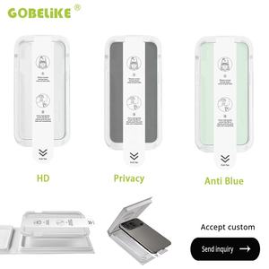 Protection d'écran <span class=keywords><strong>en</strong></span> <span class=keywords><strong>verre</strong></span> trempé anti-espion <span class=keywords><strong>pour</strong></span> iPhone 17 16 15 14 13 Pro Max, lot de 2, installation facile, sans poussière - Product Image 5