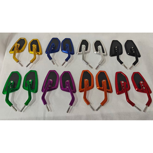 Accessoires de moto, miroirs de style performance, rétroviseurs CNC avec aspect carbone fin, universels pour <span class=keywords><strong>Harley</strong></span> <span class=keywords><strong>Davidson</strong></span> - Product Image 4