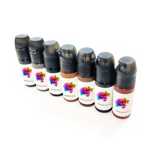 Professionnel OEM/ODM tinta de tatuaje personalizada maquillaje permanente tatuaje pigmento ceja Microblading pigmento para estudio de tatuaje de cabello - Product Image 3