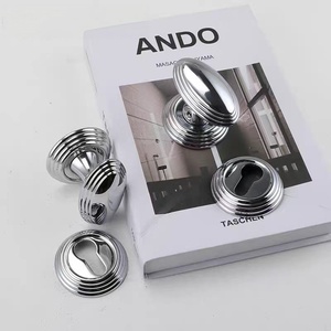 Hot Sale Solid Brass <strong>Door</strong> <strong>Knobs</strong> for Interior <strong>Doors</strong> Northern Gold Chrome Bathroom <strong>Door</strong> Lock - Product Image 2