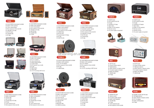 Tocadiscos <span class=keywords><strong>de</strong></span> Vinilo Retro <span class=keywords><strong>Moderno</strong></span> con Radio AM/FM, <span class=keywords><strong>Reproductor</strong></span> <span class=keywords><strong>de</strong></span> CD y Casete, <span class=keywords><strong>Reproductor</strong></span> BT Todo en Uno con Altavoces Estéreo Integrados <span class=keywords><strong>de</strong></span> 2*10W - Product Image 5