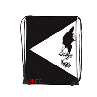 Sac à cordon avec texte patriotique de la Samoa américaine, sac à dos avec carte du drapeau de la Samoa américaine, sac à cordon léger pour la plage, la salle de sport, l'école