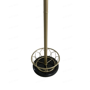 <span class=keywords><strong>Perchero</strong></span> Moderno Nórdico Dorado de Hierro con Mármol Negro para Hotel, Sala de Estar, Baño o Comedor - Product Image 4