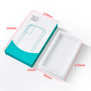 Tamaño de logotipo personalizado Productos digitales Tapa y caja base Paquete Caja de regalo Caja de papel Kraft grueso de alta calidad con inserto de espuma Eva - Product Image 1