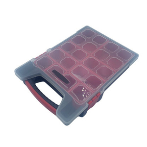 Boîte à outils en plastique rigide personnalisée avec compartiments, étanche, valise, conteneur - Product Image 1