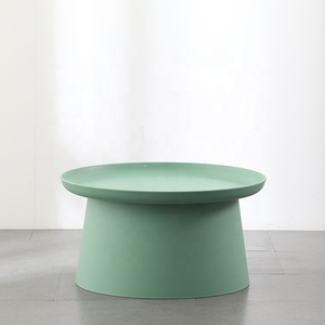 Bán buôn nhà máy chống UV ngoài trời xi lanh trong nhà nhà phòng khách màu đen PP nhựa Round End cà phê bên bảng - Product Image 6