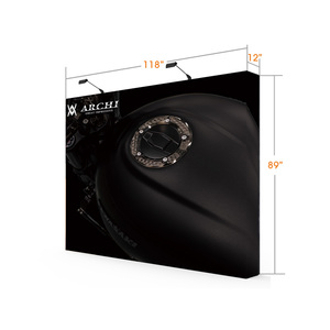 Banner <strong>Display</strong> Backdrop Stand <strong>Pop</strong> <strong>up</strong> Banner Media Backdrop Print Logo Wall Banner Expandable Telescopic Stand - Product Image 3