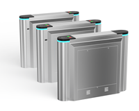 Tourniquet compact entièrement automatique de 800 mm avec code QR, RFID, en acier inoxydable, protection IP66, anti-échappement, design peu encombrant