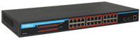 Switch Ethernet Gigabit géré L2 avec injecteur PoE, 24 ports, switch PoE BT 90W par port, switch Ultra PoE