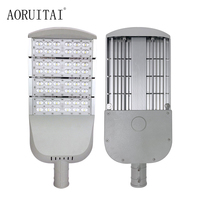 Lampadaire LED extérieur en aluminium haute luminosité, étanche IP65, 50 100 150 200 250 300 350 400 W
