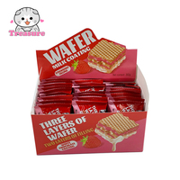 Galletas de Chocolate con Leche y Crema de Fresa, Tipo Sándwich, en Oferta