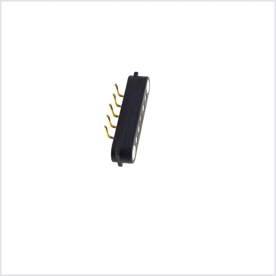Customized Design Single Row 2.54mm Pitch Magnetic Connector Mating USB Cable 5 Pin Magnetic Connectors