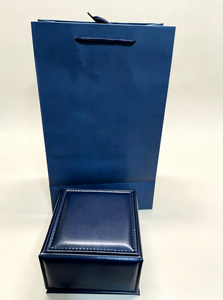 Luxury Leatherette <b>Watch</b> Box <b>Set</b> with Faux Suede Lining and Snap Closure Rectangle Shape Protective Packaging for Single <b>Watch</b> - Product Image 5