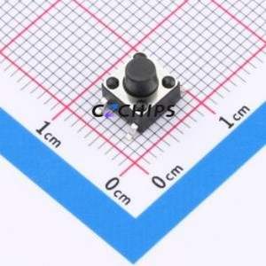 TSA063G60-250 Tactile Switch SMD Switch Single Pole Single Throw Round Button 2.5N Vertical Mount - Product Image 1