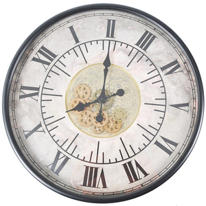 Đồng Hồ Treo Tường Nhà Làm Theo Yêu Cầu Cổ Điển Giá Siêu Cạnh Tranh 60*60CM Đồng Hồ Trang Trí Tường Tròn Màu Đen Sáng Tạo - Product Image 1