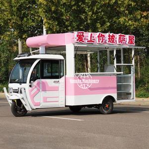Camion de cuisine mobile entièrement équipé en acier inoxydable rose gold avec homologation DOT - Product Image 3