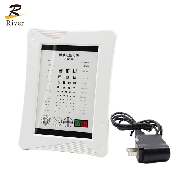 In Stock Ophthalmology Test Equipment Optical Eye Testing Instrument CB-34 Visual Acuity Chart Elite LED Eye Chart