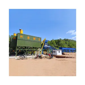 Portable Forced Mixing Host Free From Basic Concrete Mixing Plant Aggregate Conveyor Belt