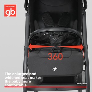 Goodbaby <span class=keywords><strong>GB</strong></span> Cochecito <span class=keywords><strong>de</strong></span> bebé plegable y ligero con respaldo transpirable para sentarse tumbado, accesorio para asientos <span class=keywords><strong>de</strong></span> <span class=keywords><strong>coche</strong></span> para niños - Product Image 3