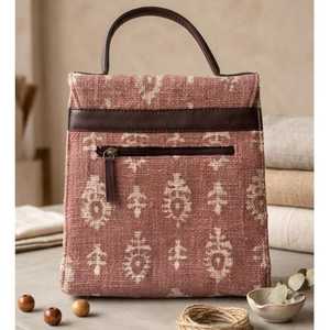Sac bandoulière mini artisanal imprimé au bloc en tissu de coton tissé, vente en gros, fabricant indien, exportation - Product Image 5