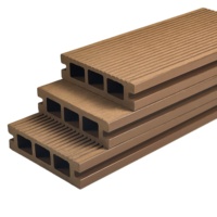 Terrasse Composite en bois et plastique, ajouré, facile à installer, pour extérieur, piscine, jardin, balcon, Patio, terrasse