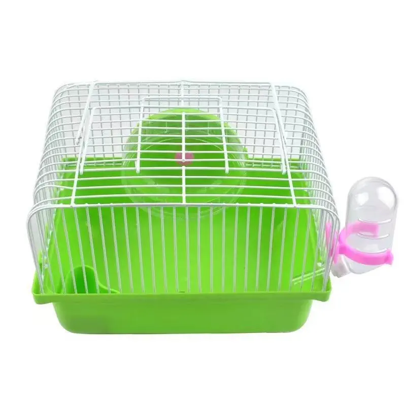 Hamster Cage accessoires de serrage souris jouet Villa petite maison cachette cabane plastique animal de compagnie voyage Rat
