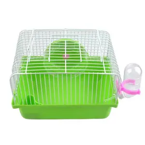 Hamster Cage Clamping Accessories Mouse Toy Villa Small House Hideout Hut Plastic Pet Travel Rat