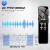 Nouveau mini enregistreur audio professionnel enregistreur vocal numérique avec commande par bouton tactile