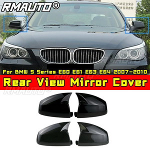 ฝาครอบกระจกมองข้างรถยนต์ ป้องกันรอยขีดข่วน สำหรับ BMW ซีรีส์ 5 รุ่น E60 E61 E63 E64 ปี 2007-2010 ชุดแต่งรถยนต์ อุปกรณ์ตกแต่งรถยนต์ - Product Image 2