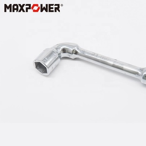 MAXPOWER Cr-V Dual <strong>End</strong> Open Long Arm L Shaped <strong>Socket</strong> <strong>Wrench</strong> - Product Image 4