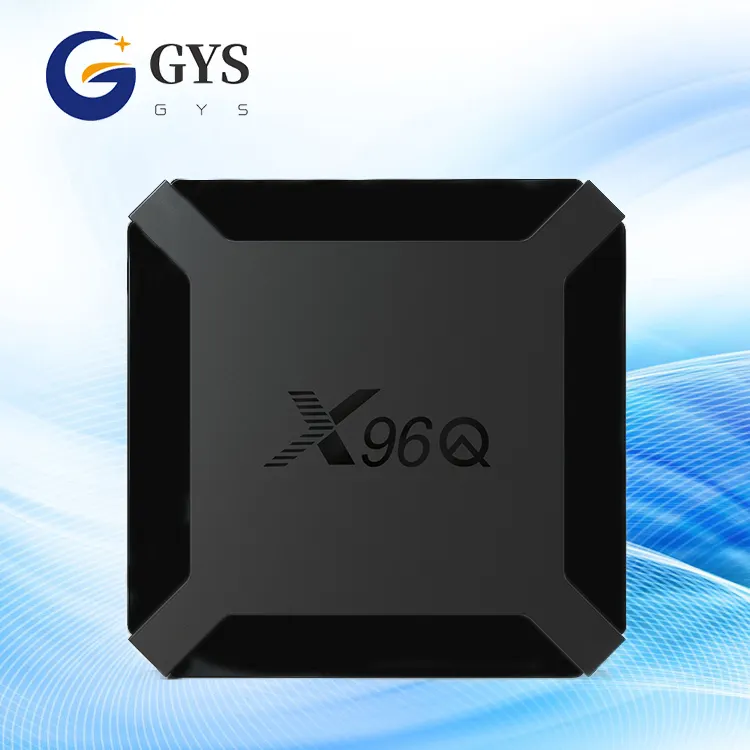 GYS Cheapest factory price Allwinner H313 1GB 8GB 2GB 16GB smart tv box android 10.0 Set Top Box X96Q
