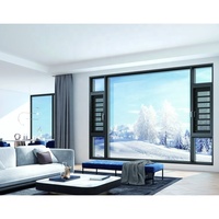 Fenêtres à battants en aluminium à double vitrage trempé, personnalisées Zekin, design moderne, insonorisées et écoénergétiques
