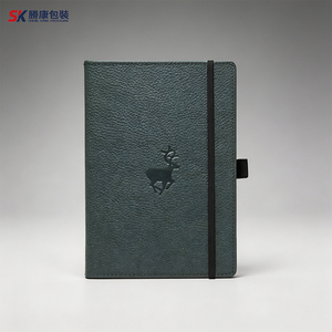 Deer Embossed PU Leather Hardcover <b>Diary</b> with Elastic Band Closure - Product Image 1
